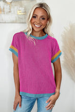 Load image into Gallery viewer, Womens Summer Casual Crew Neck Fit Lightweight Top