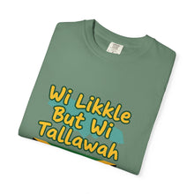 Load image into Gallery viewer, Jamaican Pride T-Shirt – "Wi Likkle But Wi Tallawah" Graphic Tee