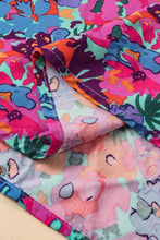 Load image into Gallery viewer, Women Floral Print V Neck Wrap Split Maxi Dress