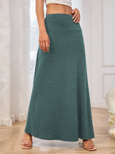 Load image into Gallery viewer, Solid Elastic Waist Maxi Skirt