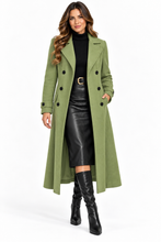 Load image into Gallery viewer, Kacey Double-Breasted Longline Coat