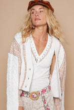 Load image into Gallery viewer, Trisha Cable-Knit Plaid Cardigan