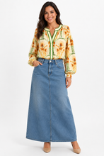 Load image into Gallery viewer, Maggie Floral Print V Neck Long Sleeve Shirt