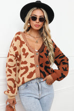 Load image into Gallery viewer, Angel Wings Leopard Cardigan