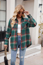 Load image into Gallery viewer, Mandy Plaid Button Up Long Sleeve Shirt