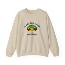 Load image into Gallery viewer, Jamaican Pride Crewneck Sweatshirt — "I am Jamaican" Tree Graphic