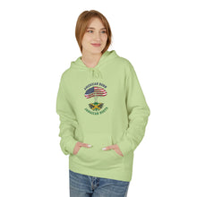 Load image into Gallery viewer, American Born Jamaican Roots Hoodie — USA & Jamaican Flag Heritage Pullover
