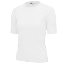 Load image into Gallery viewer, Half Short Sleeve Pullover Knit Sweater Crewneck