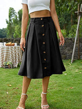Load image into Gallery viewer, High Waist Midi Skirt