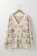 Load image into Gallery viewer, Leopard V Neck Button Down Cardigan