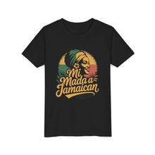 Load image into Gallery viewer, Youth Tee - "Mi Mada a Jamaican" Kids T‑Shirt