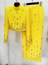 Load image into Gallery viewer, Kayla Rhinestone Maxi Skirt Set