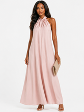 Load image into Gallery viewer, Karley Halter Neck Maxi Dress