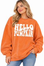 Load image into Gallery viewer, HELLO PUMPKIN Graphic Sweatshirt