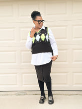 Load image into Gallery viewer, Fearless V-Neck Sweater Vest