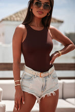 Load image into Gallery viewer, Round Neck Sleeveless Bodysuit