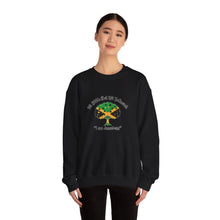 Load image into Gallery viewer, Jamaican Pride Crewneck Sweatshirt — "I am Jamaican" Tree Graphic