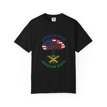 Load image into Gallery viewer, American Born, Jamaican Roots T-Shirt — Flag Tree Graphic Tee