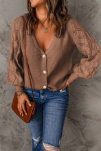 Load image into Gallery viewer, Britain V-Neck Button Up Cardigan