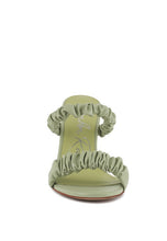 Load image into Gallery viewer, QUALIE GATHERED AROUND SLIP-ON HEELED SANDAL