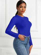Load image into Gallery viewer, Round Neck Long Sleeve Bodysuit