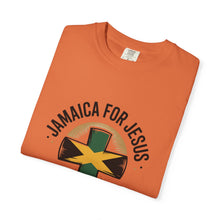 Load image into Gallery viewer, Jamaica For Jesus-Unisex Garment-Dyed T-shirt
