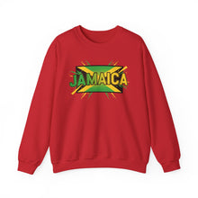 Load image into Gallery viewer, Jamaica Graphic Sweatshirt — Bold Reggae Flag Design