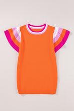 Load image into Gallery viewer, Color Block Round Neck Knit Top