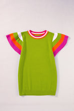 Load image into Gallery viewer, Color Block Round Neck Knit Top
