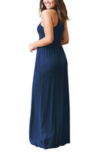 Load image into Gallery viewer, Grecian Neck Dress with Pockets