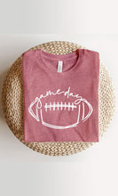 Load image into Gallery viewer, Cursive Football Game Day Graphic Tee