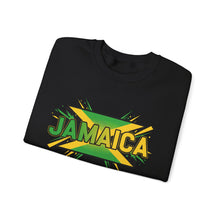 Load image into Gallery viewer, Jamaica Flag Graphic Sweatshirt — Retro Reggae Island Pride Crewneck