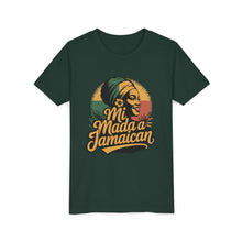 Load image into Gallery viewer, Youth Tee - "Mi Mada a Jamaican" Kids T‑Shirt