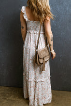Load image into Gallery viewer, Rachael Smocked Printed Sleeveless Maxi Dress