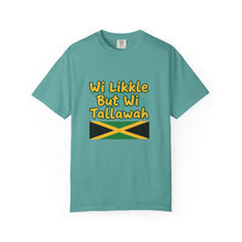 Load image into Gallery viewer, Jamaican Pride T-Shirt – "Wi Likkle But Wi Tallawah" Graphic Tee