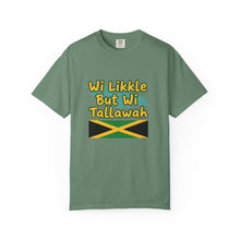 Load image into Gallery viewer, Jamaican Pride T-Shirt – "Wi Likkle But Wi Tallawah" Graphic Tee
