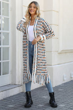Load image into Gallery viewer, Glow With Me Fringe Hem Cardigan