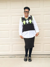 Load image into Gallery viewer, No More Fear V-Neck Sweater Vest