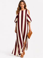 Load image into Gallery viewer, Teshana Cold Shoulder Maxi Dress