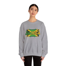 Load image into Gallery viewer, Jamaica Flag Graphic Sweatshirt — Retro Reggae Island Pride Crewneck