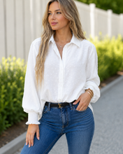 Load image into Gallery viewer, Kinsley Swiss Dot Button Down Shirt