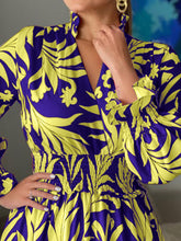 Load image into Gallery viewer, Printed Flounce Sleeve Maxi Dress