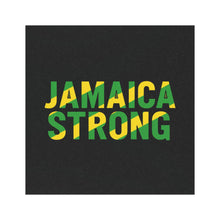 Load image into Gallery viewer, Jamaica Strong Car Magnet — Patriotic Jamaican Flag Design