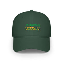 Load image into Gallery viewer, Baseball Cap - "Jamaican Land We Love" Embroidered Red Hat (Reggae Pride)