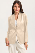 Load image into Gallery viewer, Long Sleeve Shawl Collar Blazer