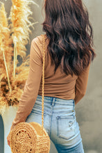 Load image into Gallery viewer, Ribbed Buttoned Long Sleeve Bodysuit