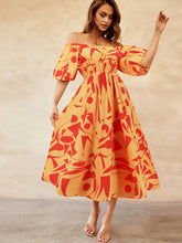 Load image into Gallery viewer, Blossom Balloon Sleeve Dress