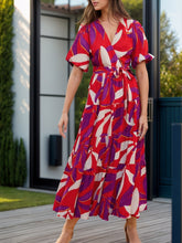 Load image into Gallery viewer, Tyra Half Sleeve Midi Dress