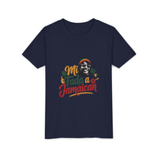 Load image into Gallery viewer, Youth Tee - "Mi Mada a Jamaican" Kids T‑Shirt