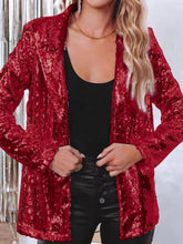 Load image into Gallery viewer, Festive Season Sequin Blazer